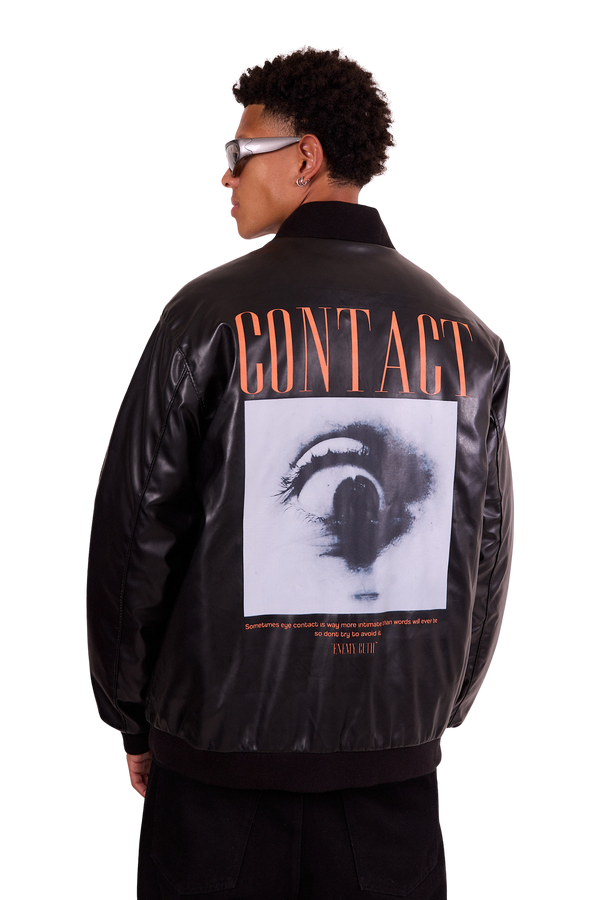 Leather Bomber Contact