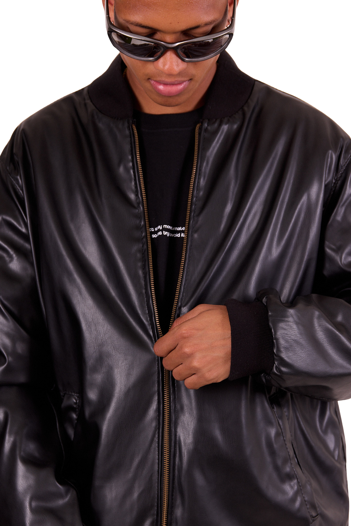 Leather Bomber Contact