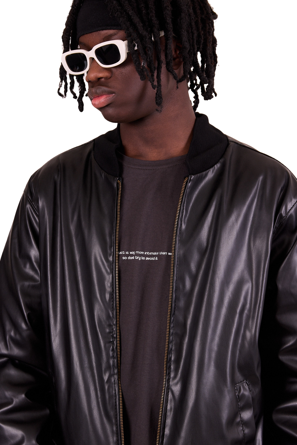 Leather Bomber Contact