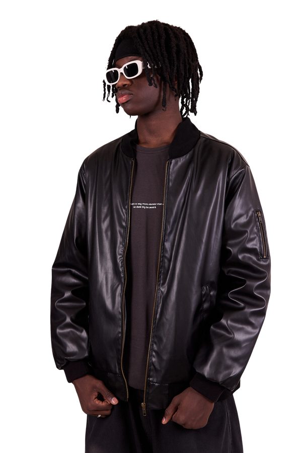 Leather Bomber Contact