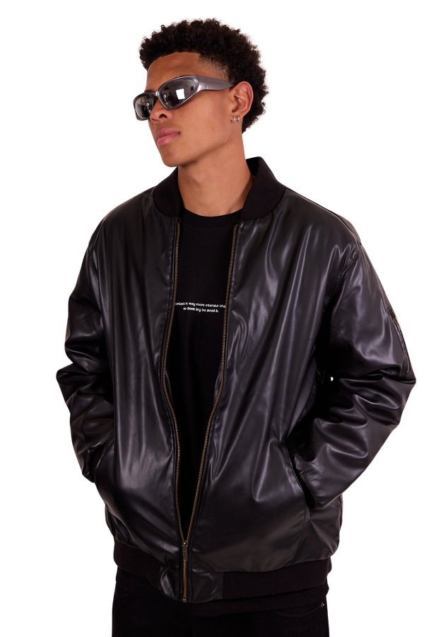 Leather Bomber Contact