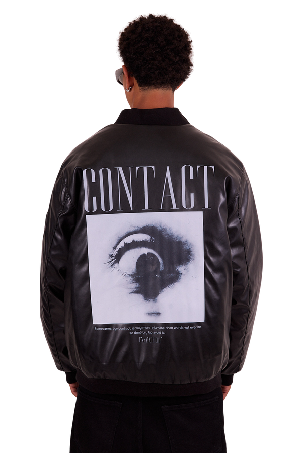 Leather Bomber Contact