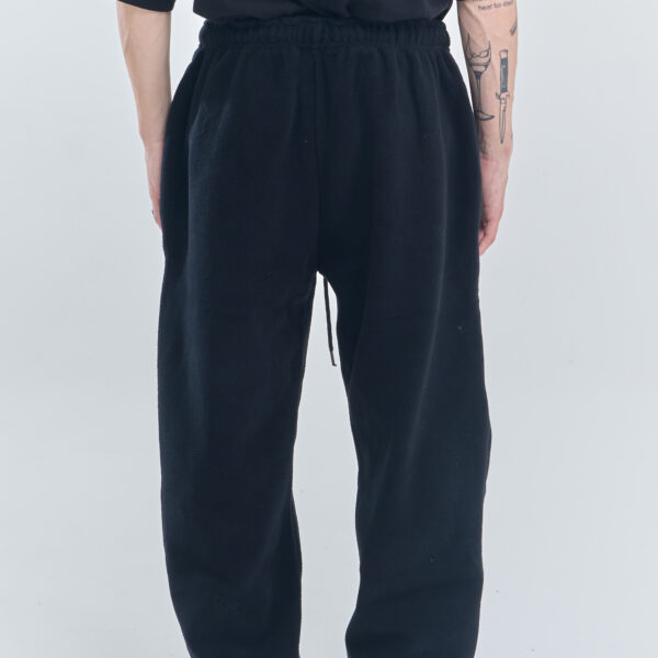 Embroidered Logo | Polar Pants | Black