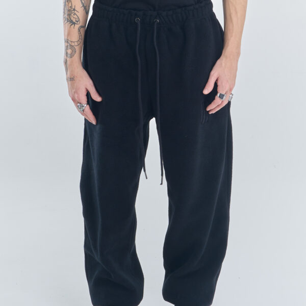 Embroidered Logo | Polar Pants | Black