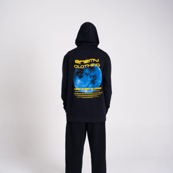 Moon Ovr People | Hoodie | Black