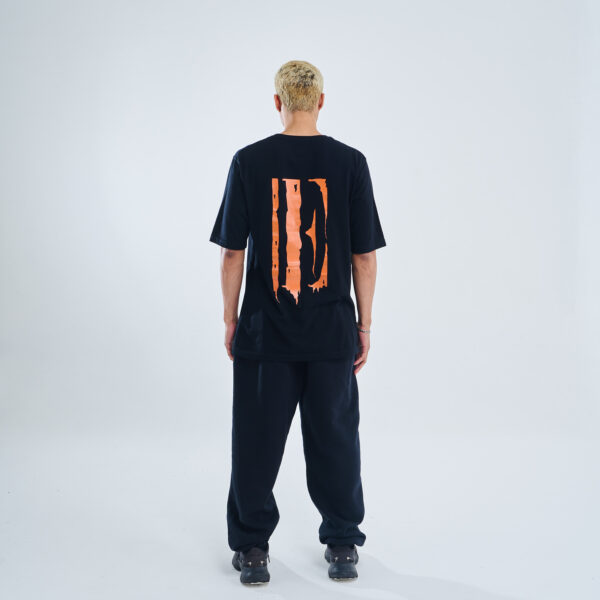 Melted logo | Classic Tee | Black Orange