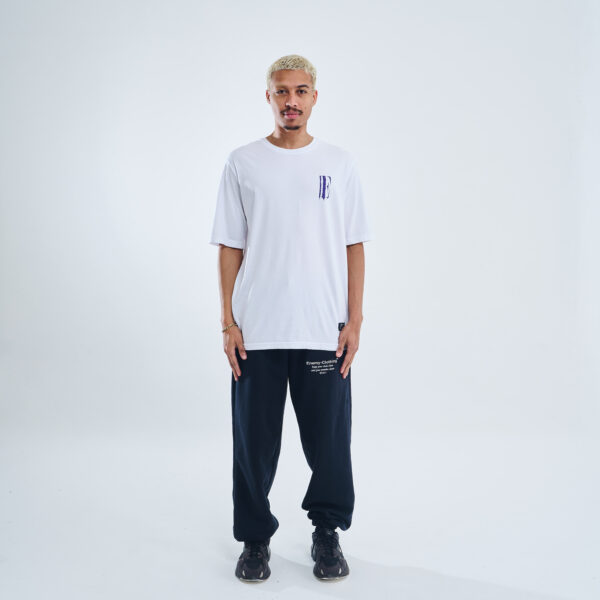 Melted logo | Classic Tee | White Violet