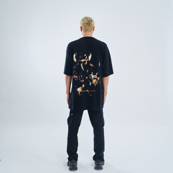 Art Collection Sette Opere Di Misericordia | Oversize Tee | Black