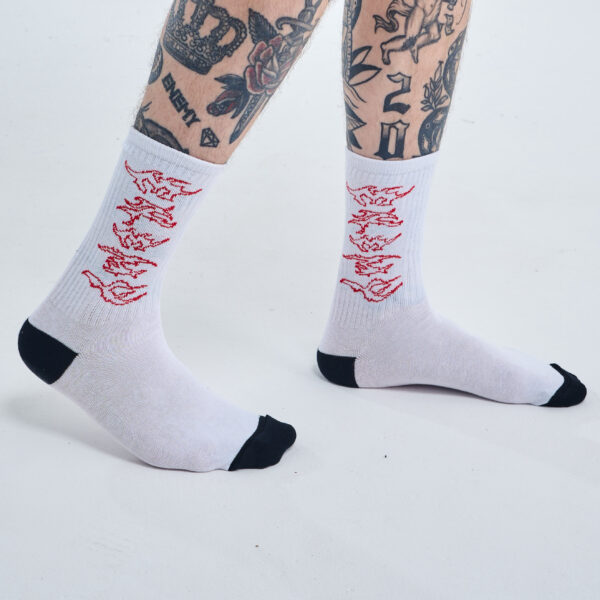 Enemy Trash | Socks | White