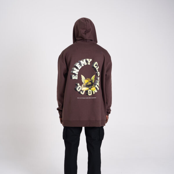 Enemy Gvng | Hoodie | Brown