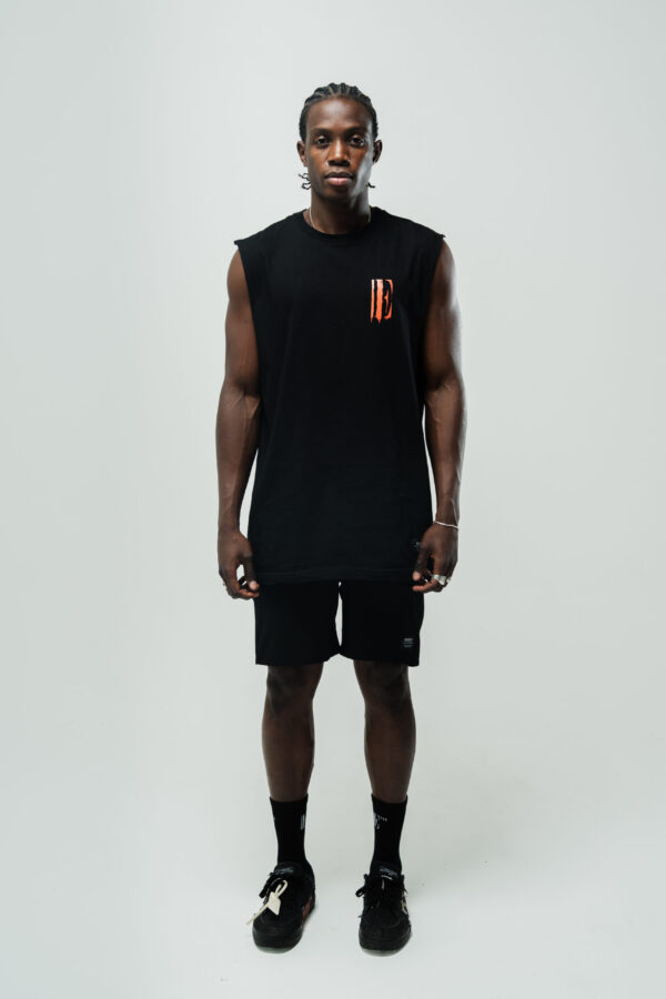 E Melted | T-Shirt | Black