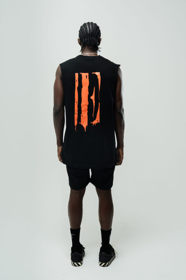 E Melted | T-Shirt | Black
