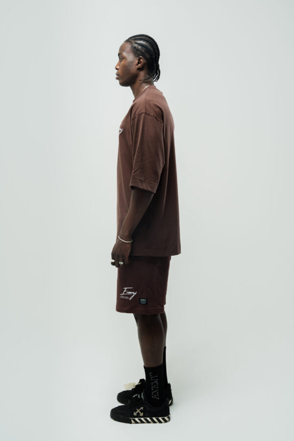 Doble Script | Oversize Tee | Brown