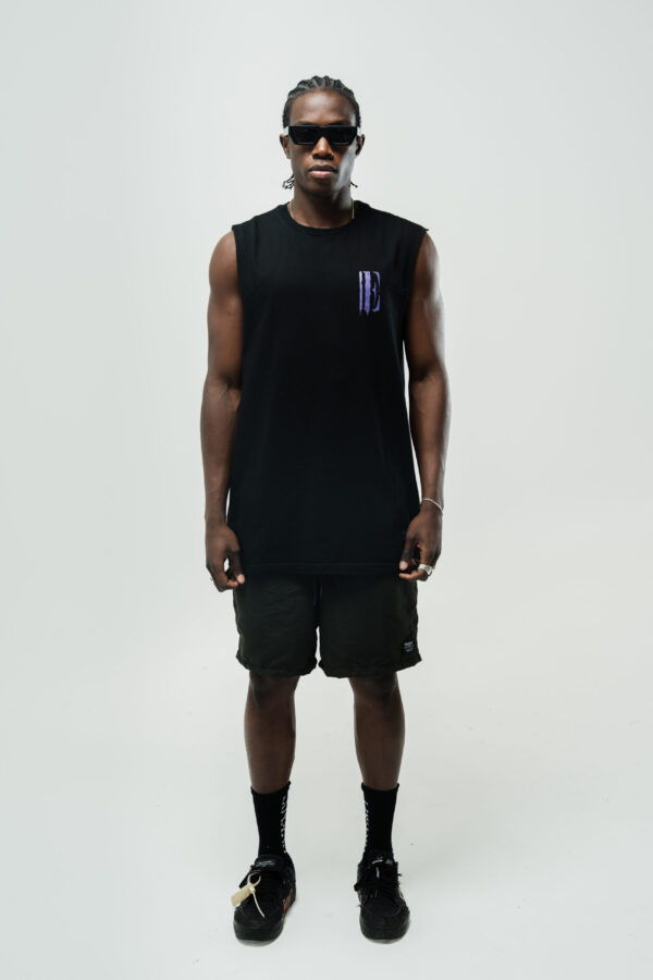 E Melted | T-Shirt | Black