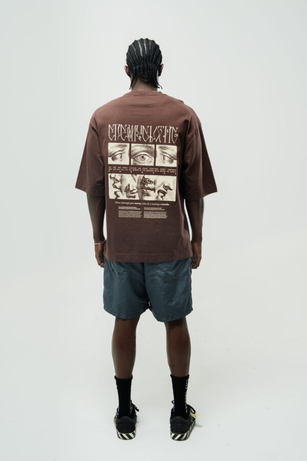Sober | Oversize Tee | Brown